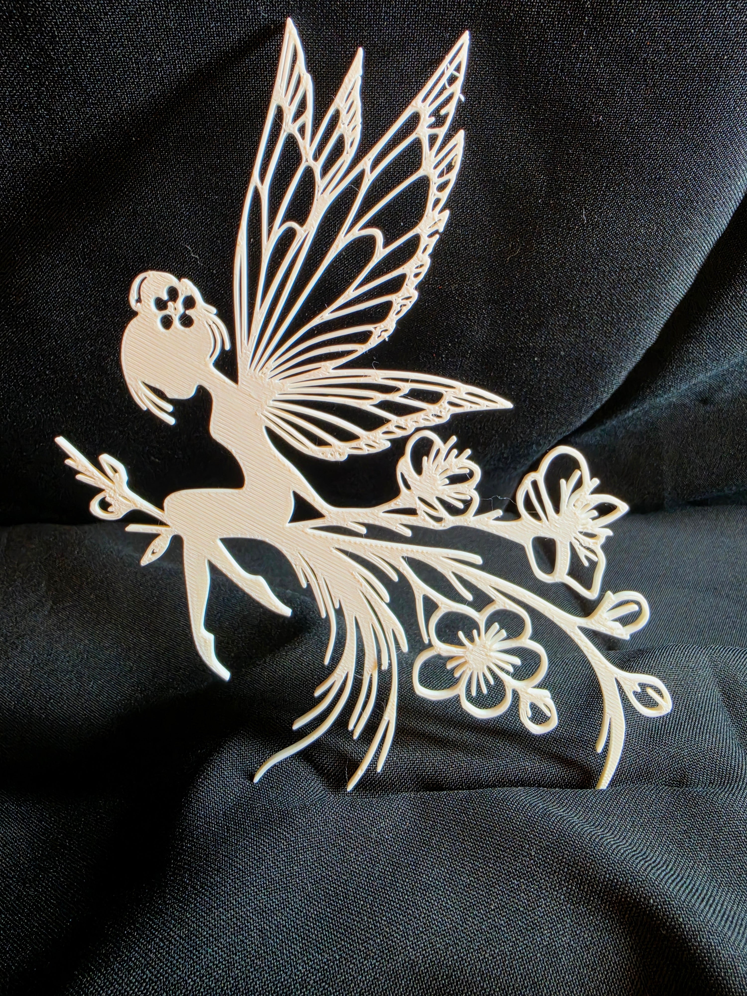 Fairy on flowers