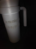 Coffee in the morning keeps bail money in my pocket tumbler